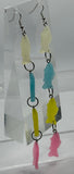 Extra long Fish earrings 14 Cm Long. Fun earrings