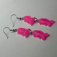 Fish earrings 7 Cm Long. Fun earrings