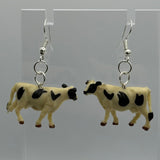 Medium Animal Earrings 5 Cm Long. Fun upcycled Toy earrings