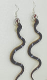 Long Snake earrings, shoulder duster,  large Halloween Earrings 12.5 Cm Long Fun.oversized